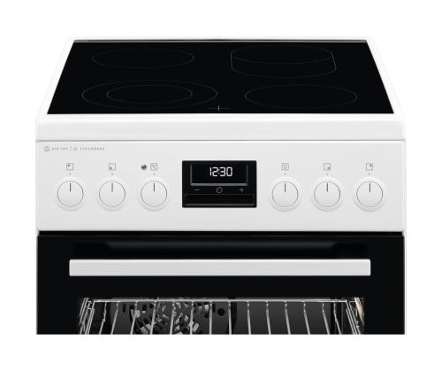 AEG 6000 SteamBake, 58 L, valkoinen - Keraaminen keittotaso