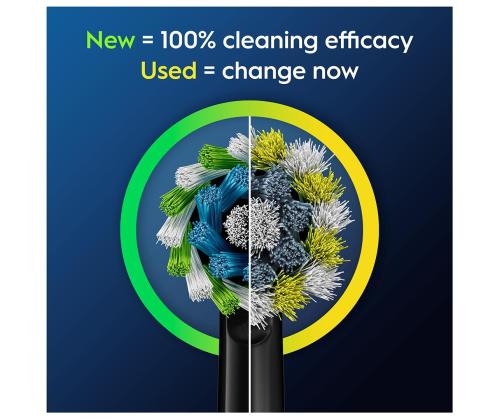 Braun Oral-B Cross Action Pro, 4 kpl, musta - Varaharjat