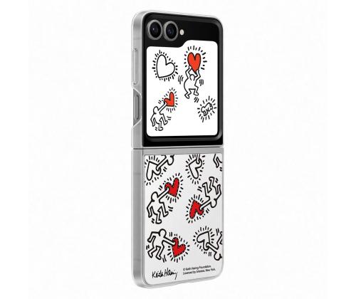 Samsung Flipsuit kotelo, Galaxy Flip6, valkoinen - Silikoni kotelo