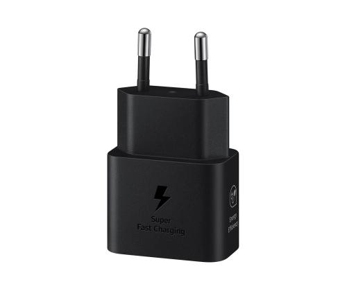 Samsung, USB-C, 25 W, musta - Virtalähde