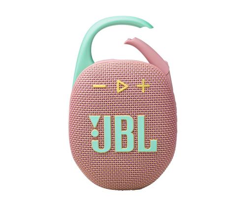 JBL Clip 5, vaaleanpunainen - Kannettava langaton kaiutin