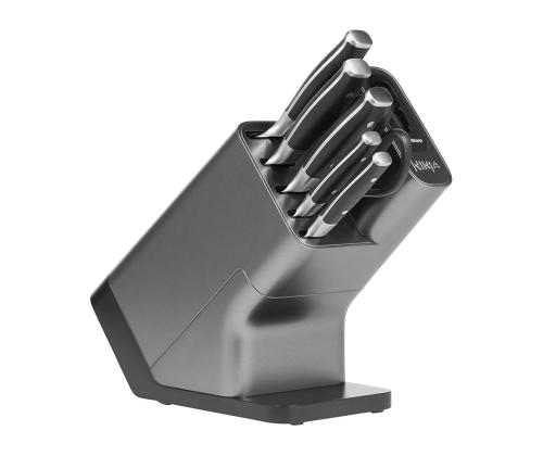 Ninja Foot StaySharp, 6-osainen setti - Veitsisarja teroittimella varustettuna