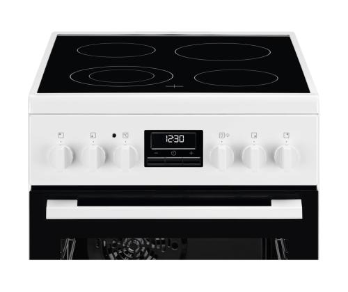Electrolux 600 Series, 58 L, leveys 50 cm, valkoinen - Keraaminen keittotaso