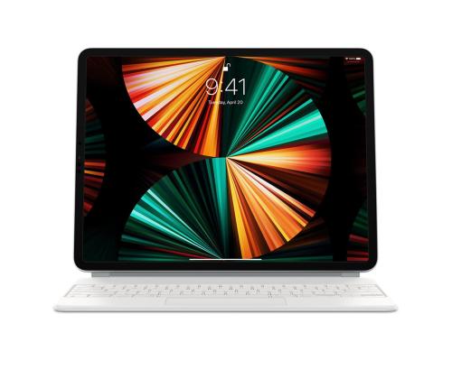 Apple Magic Keyboard, iPad Pro 12,9" (3.-5. sukupolvi), SWE, valkoinen - Näppäimistö