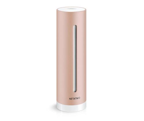Netatmo Smart Indoor Air Quality Monitor, ruusukulta - Älykäs sisäilman laatumittari