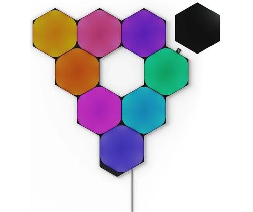Nanoleaf Shapes Hexagons Starter Kit, 9 paneelia - Älykäs kevyt aloitussarja