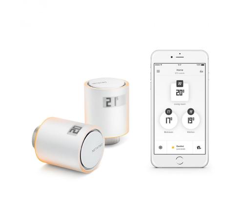 Netatmo Smart Radiator Valves Starter Pack -sarja jäähdyttimen termostaatteja