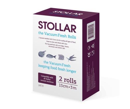 Stollar VacuumFresh, 15 cm x 3 m, 2 kpl - Rullarullat