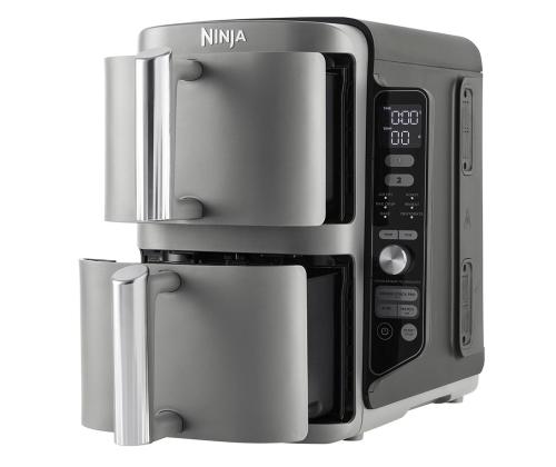Ninja Double Stack XL 9.5L, 2470 W, harmaa - Kuumailmapannu