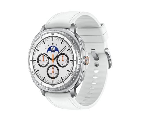 Samsung Watch8 Classic, 46 mm, LTE, valkoinen - Älykello - Smartwatch