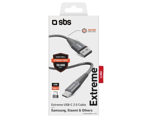 Kaapeli SBS Extreme USB/USB-C 1,5m
