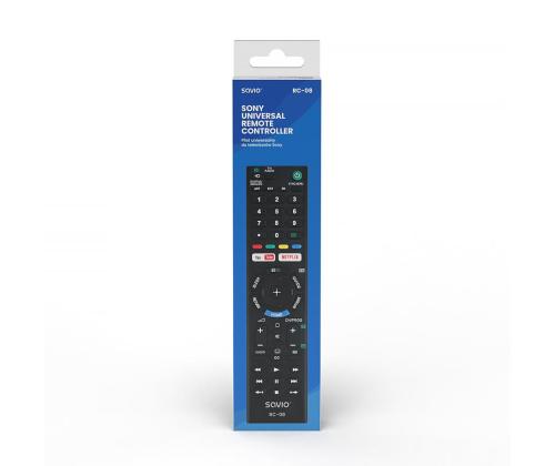 Savio RC-08, Sony TV, musta - TV-varaosakonsoli