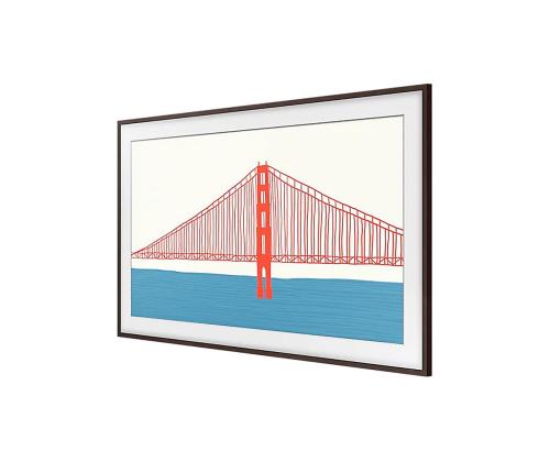 50" muokattava TV-kehys Samsung The Frame 2021 (ruskea)