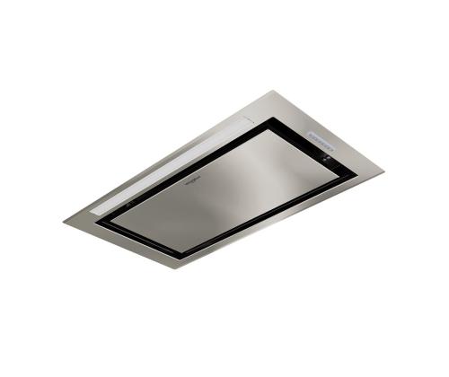 Whirlpool, 395 m³/h, leveys 51,4 cm, ruostumaton teräs - Integroitu liesituuletin