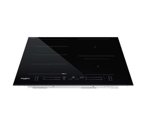 Poreallas, leveys 59 cm, musta - Integroitu induktioliesi