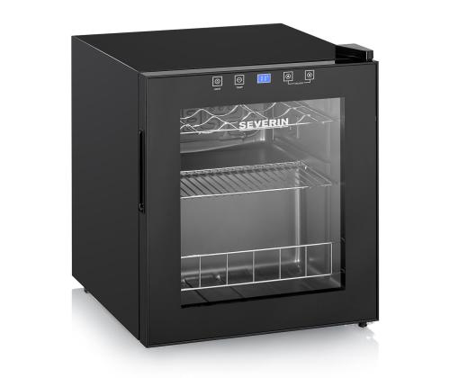 Severin, 15 pulloa, korkeus 52 cm, musta - Viinijäähdytin