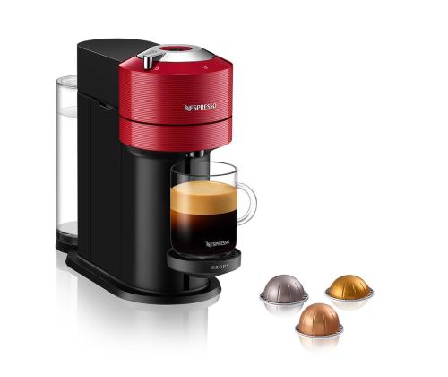 Krups Nespresso Vertuo Next, punainen - Kapselikahvinkeitin