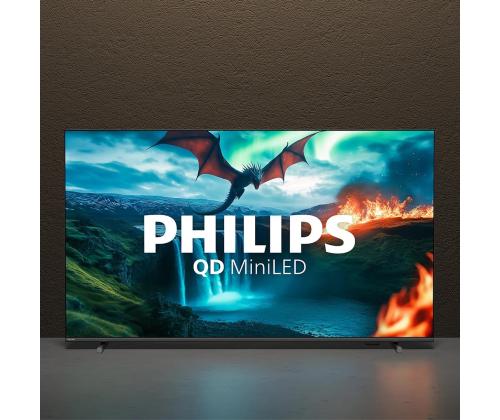 Philips MLED820, 55'', 4K UHD, QD Mini LED, musta - Televisiot
