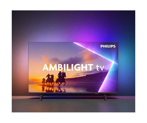 Philips PUS8510, 65'', 4K UHD, QLED, musta - Televisiot