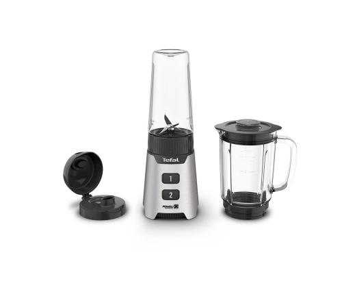 Tefal Minimix, 400 W, hopea - Tehosekoitin + take-away-pullo