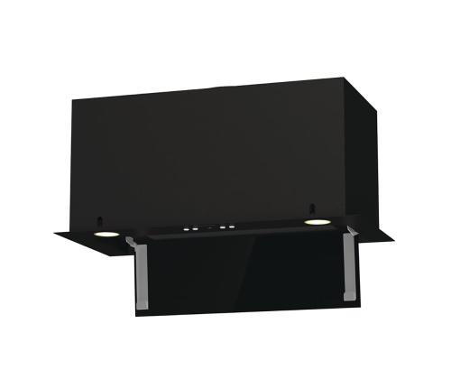 Hisense, 650 m³/h, leveys 60 cm, musta - Sisäänrakennettu ilmanpuhdistin