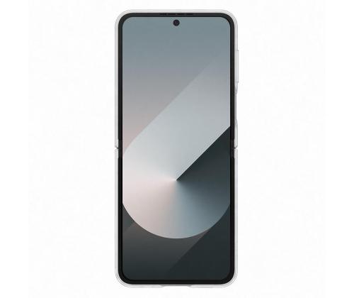 Samsung Flipsuit kotelo, Galaxy Flip6, valkoinen - Silikoni kotelo