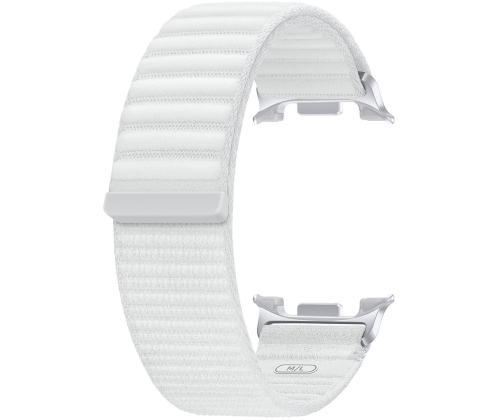 Samsung Galaxy Watch kangasranneke, M/L, valkoinen - Kellonhihna