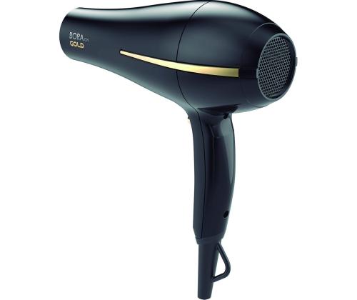 GA.MA Bora Gold Ion, 2200 W, musta - Hiustenkuivain
