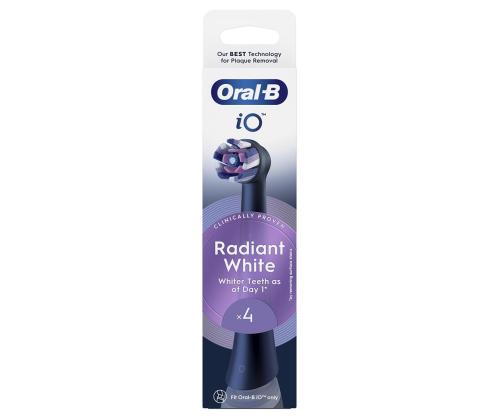 Braun Oral-B Radiant White, 4 kpl, musta - Ylimääräiset harjatuotteet