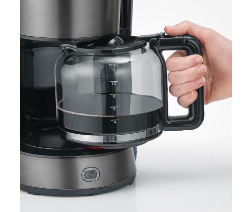 Severin, 1000 W, 1,25 L, tummanharmaa - Suodatinkahvinkeitin