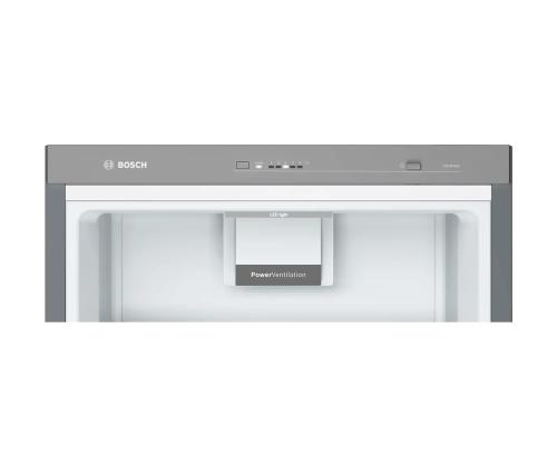 Bosch Series 4, NoFrost, 346 L, korkeus 186 cm, musta - Jääkaappipakastin