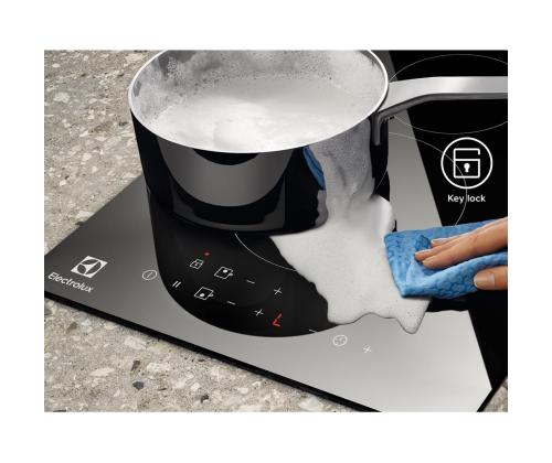 Electrolux, leveys 29 cm, kehyksetön, musta - Integroitu induktioliesi