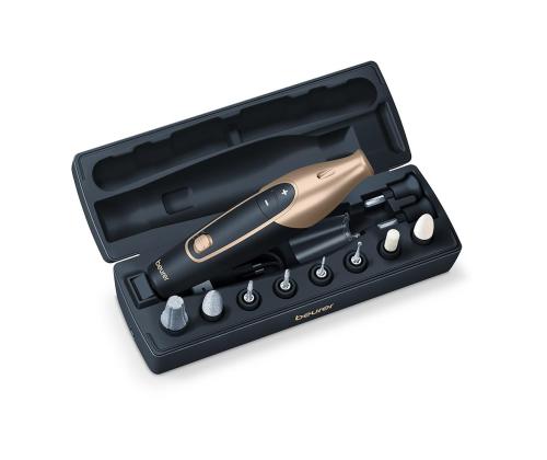 Beurer, Special Edition, musta/kulta - Manikyyri-pedikyyrisetti