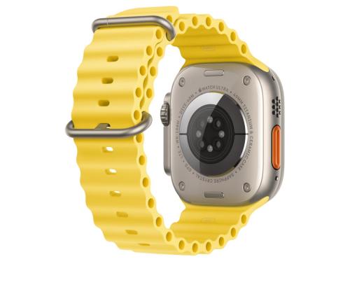 APPLE Watch 49mm, Ocean Ranneke, keltainen - Vaihtohihnan jatke