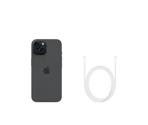 Apple iPhone 15, 128 GB, musta - Älypuhelimet