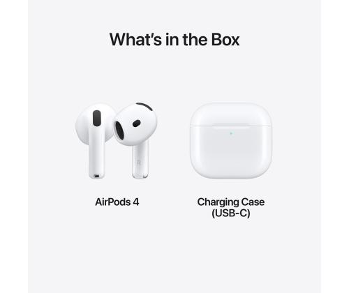 Apple Airpods 4 ANC, valkoinen - Langattomat kuulokkeet