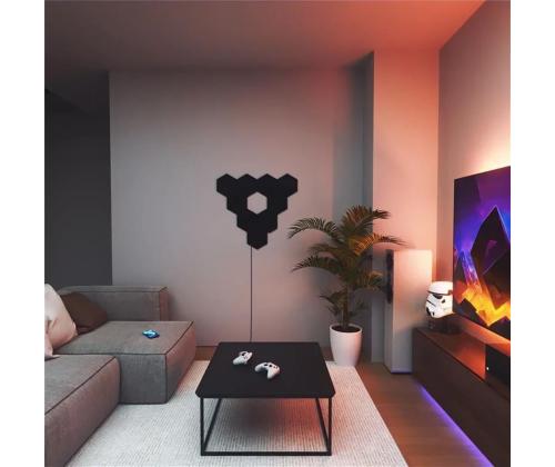 Nanoleaf Shapes Hexagons Starter Kit, 9 paneelia - Älykäs kevyt aloitussarja