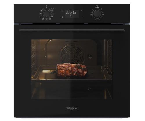 Whirlpool, katalyyttinen puhdistus, 71 L, musta - Integroitu uuni