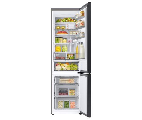 Samsung BeSpoke, 387 L, korkeus 203 cm, musta - Jääkaappi ja pakastin