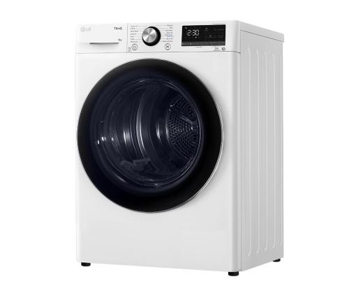 LG, Lämpöpumppu, 9 kg, syvyys 66 cm - Kuivausrumpu