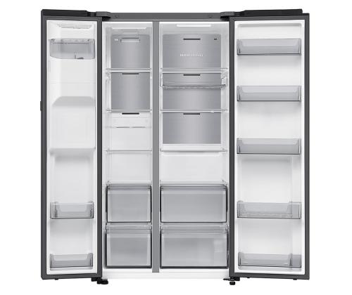 Samsung Bespoke AI Home, NoFrost, 621 L, korkeus 179 cm, musta - SBS jääkaappipakastin