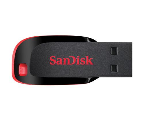 SanDisk Cruzer Blade, USB-A, 64 Gt, pakko - Mälupulk