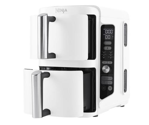 Ninja Double Stack XL 9.5L, 2470 W, valkoinen - Kuumailmapannu