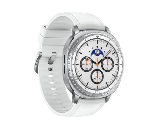 Samsung Watch8 Classic, 46 mm, LTE, valkoinen - Älykello - Smartwatch