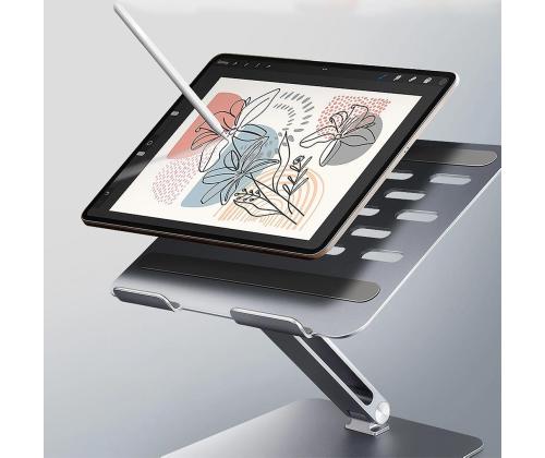 Axagon STND-LQ, 10''-16'', alumiini - kannettavan tietokoneen jalusta