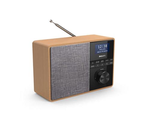 Philips TAR5505, DAB+, FM, Bluetooth, ajastin, ruskea - Keittiöradio