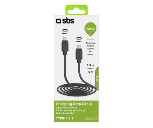Kaabel USB-C – USB-C 3.1 SBS (1,5 m)