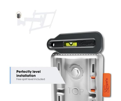 Vogelin TVM 3643 Full-Motion, 180º, 40´´ - 77´´, valkoinen - TV-seinäteline