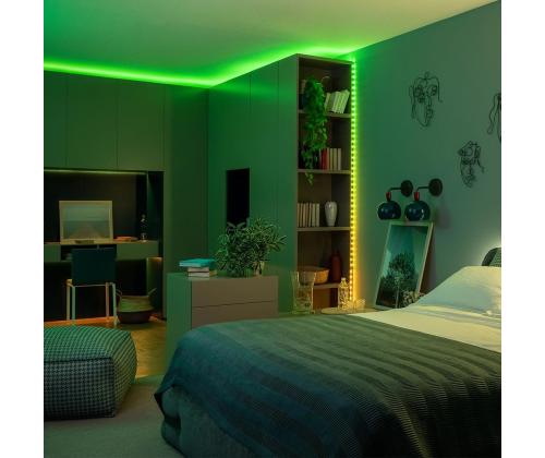 Twinkly Dots, 200 LED, IP20, 10 m, läpinäkyvä - Älykäs nauhavalaisin