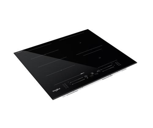 Poreallas, leveys 59 cm, musta - Integroitu induktioliesi